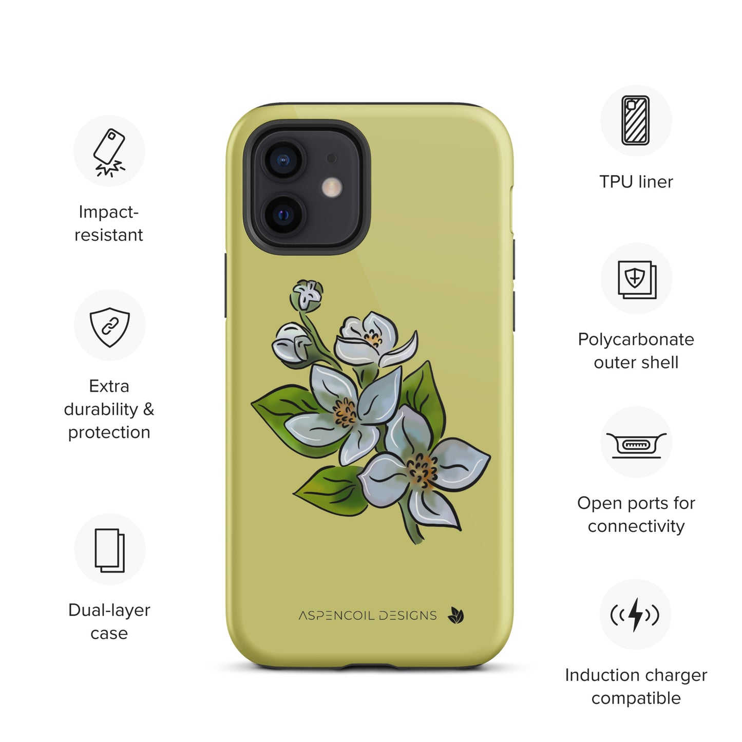 Sweetheart Blooms iPhone Case