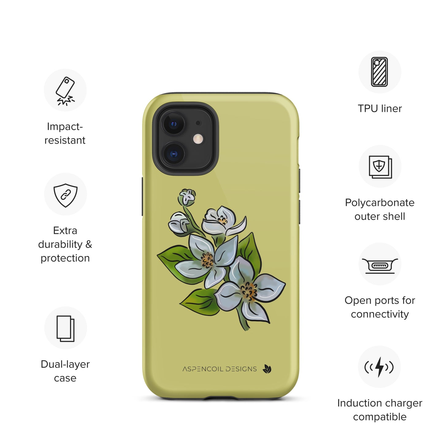 Sweetheart Blooms iPhone Case