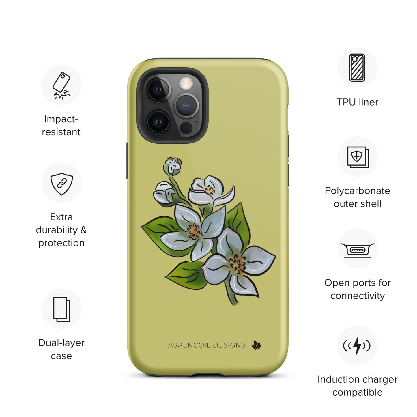 Sweetheart Blooms iPhone Case