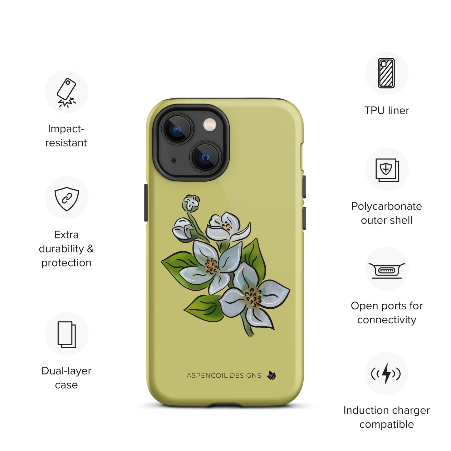 Sweetheart Blooms iPhone Case