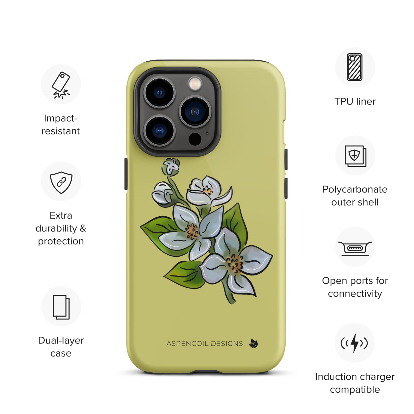 Sweetheart Blooms iPhone Case