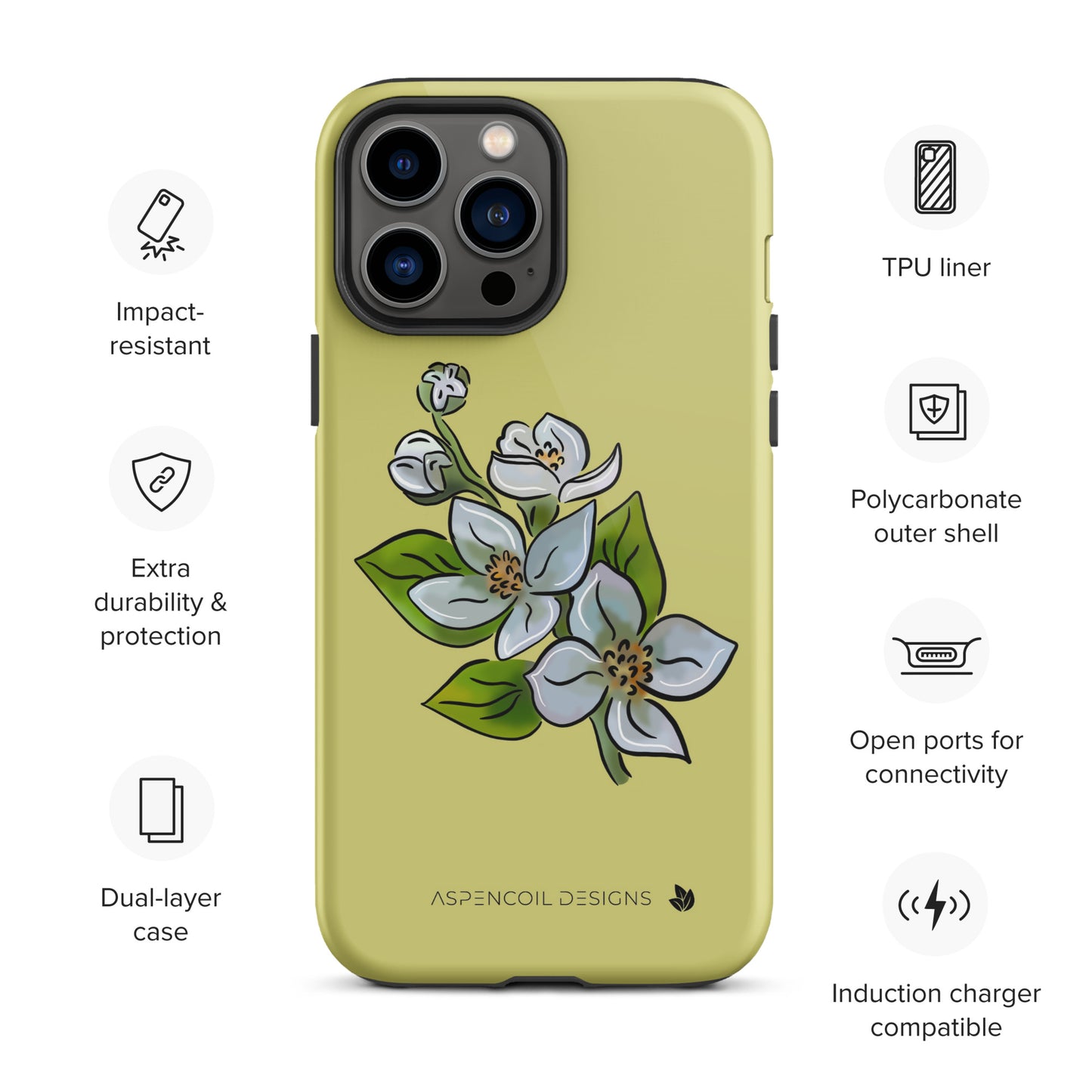 Sweetheart Blooms iPhone Case