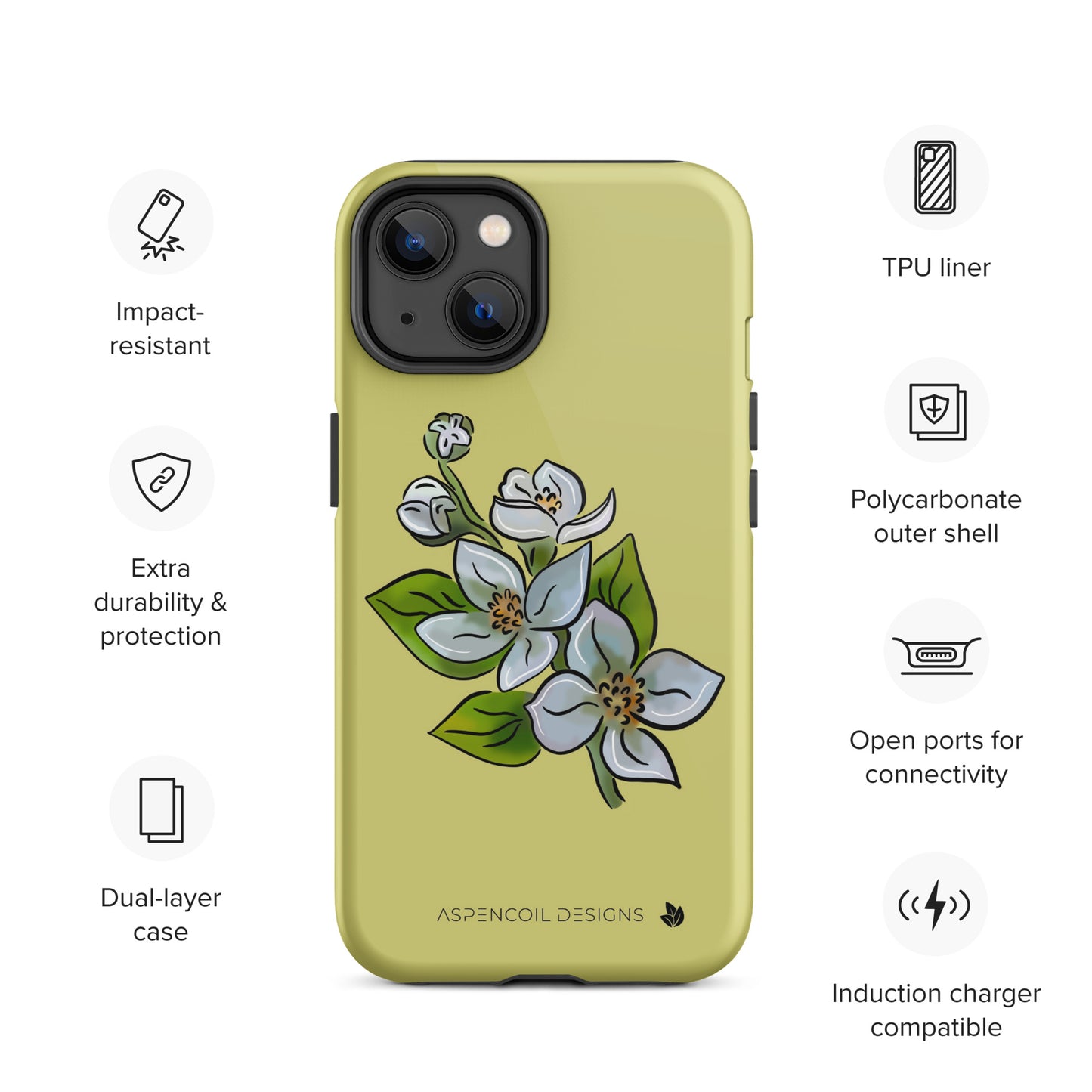 Sweetheart Blooms iPhone Case