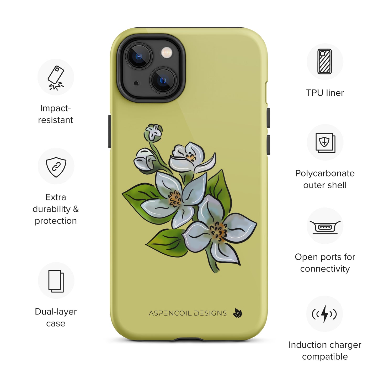 Sweetheart Blooms iPhone Case