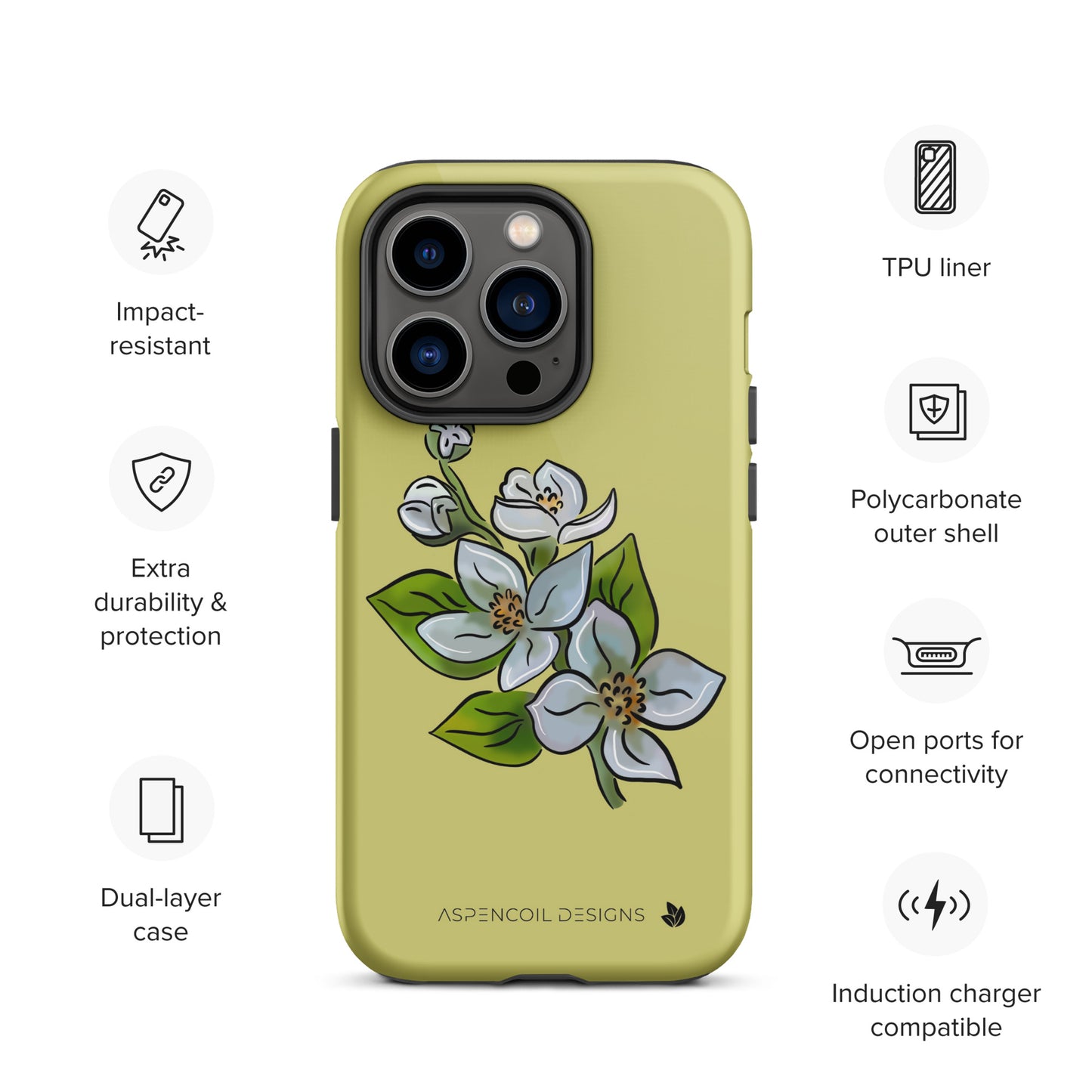 Sweetheart Blooms iPhone Case